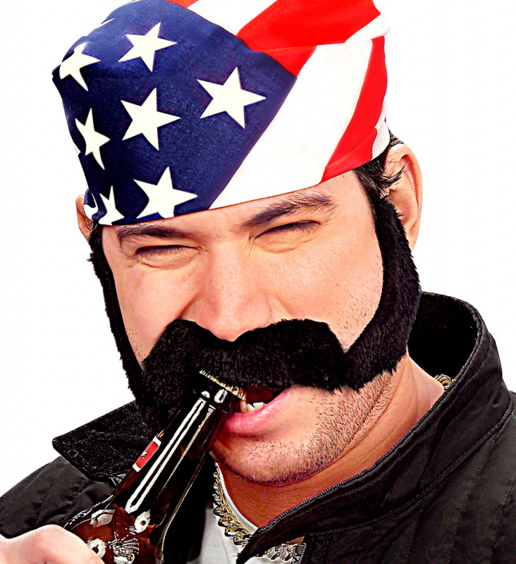 Polisonger och mustasch