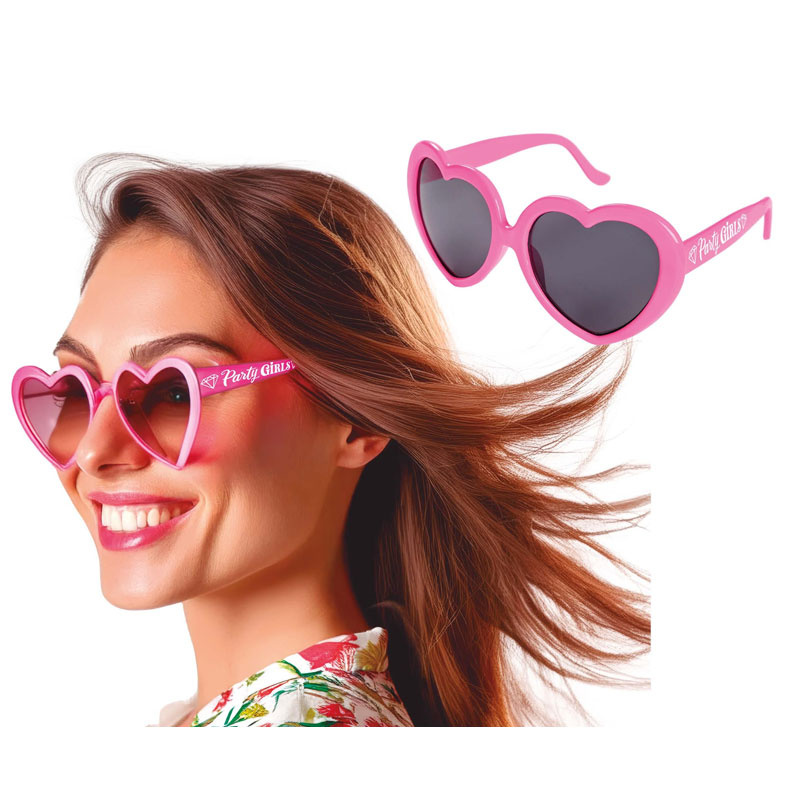 Glasögon hjärtan Rosa