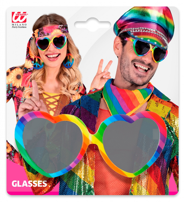 Glasögon Hjärta Pride 