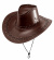 Cowboyhatt Fejkläder Brun Cowboyhatt Fejkläder Brun