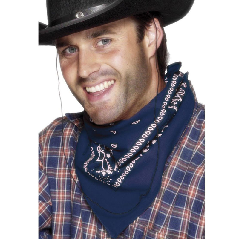 Cowboy Scarf mörkblå