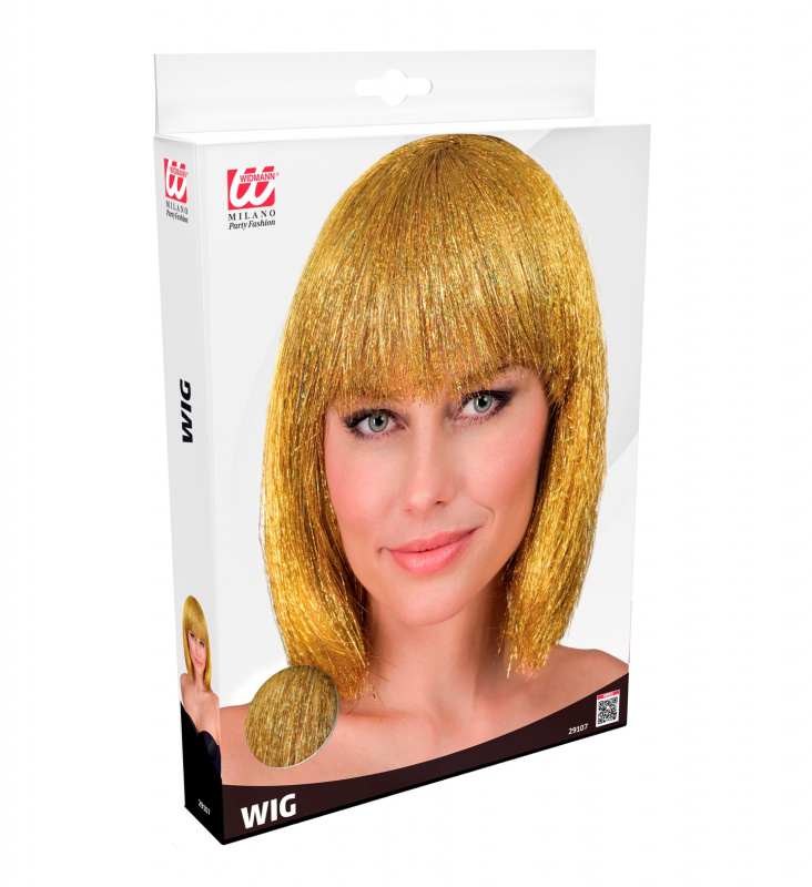 Peruk Guld Glitter
