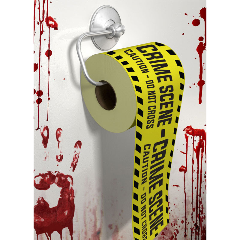 Toalettrulle Crime scene