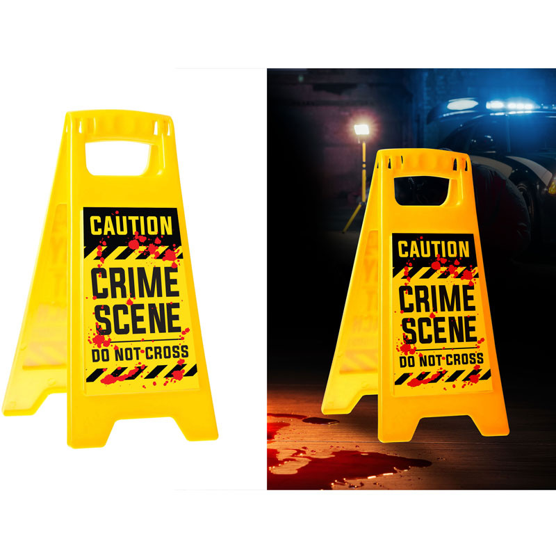Varningsskylt Crime Scene 60 cm