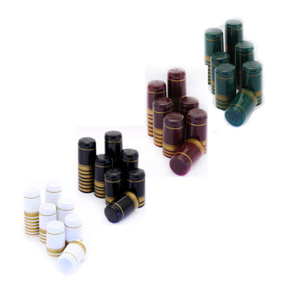 Krympkapsyler vinflaskor