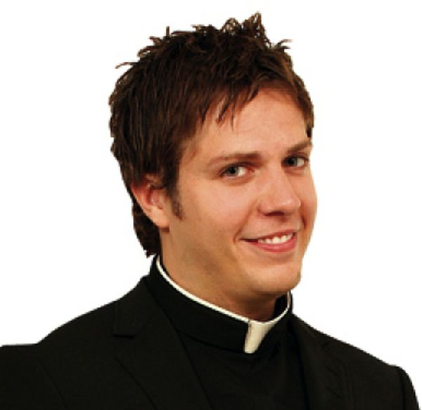 Prästkrage med skjortbröst 