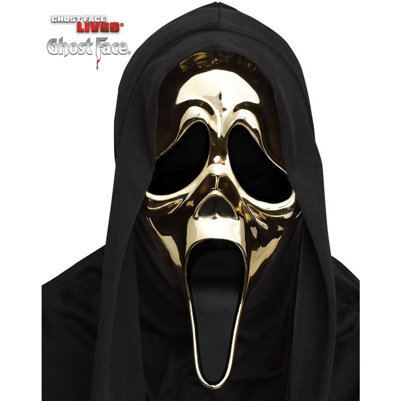Scream mask guld