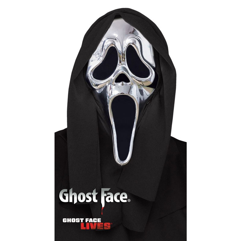 Scream mask silver