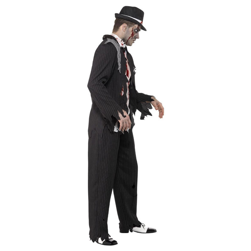 Zombie Ganster Maskeraddräkt