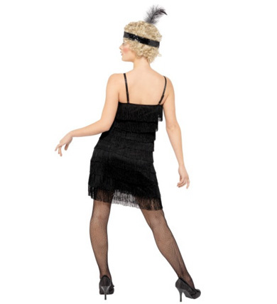 Flapperklänning Svart