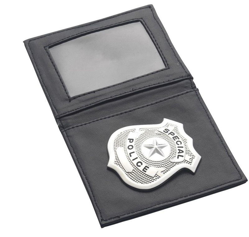 Polisbricka metall i plånbok