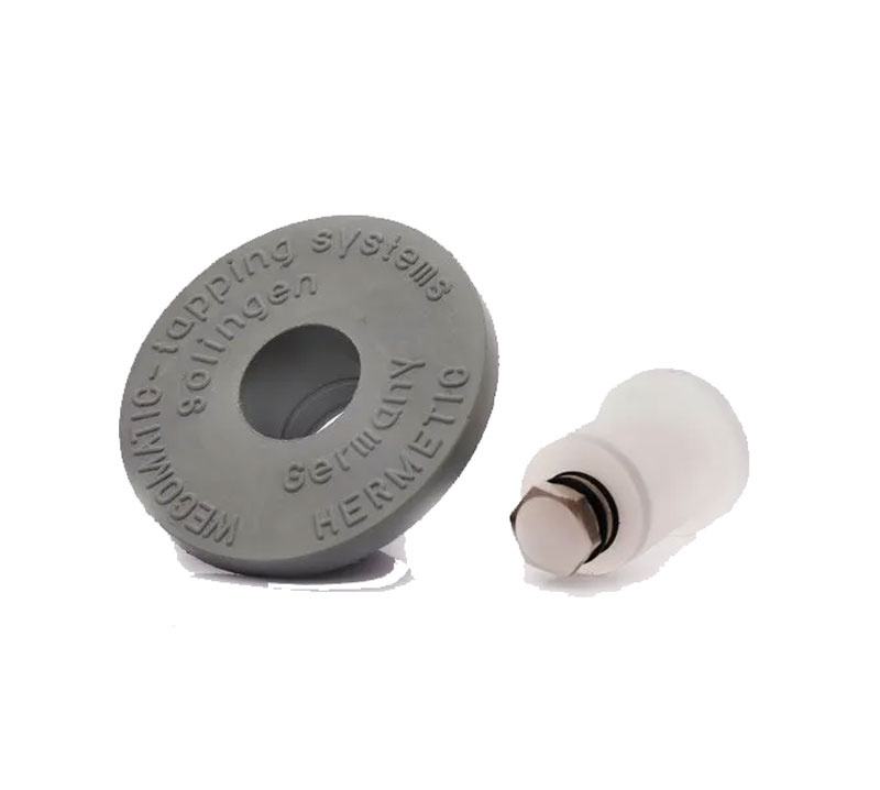 Gummipropp med säkerhetsventil 