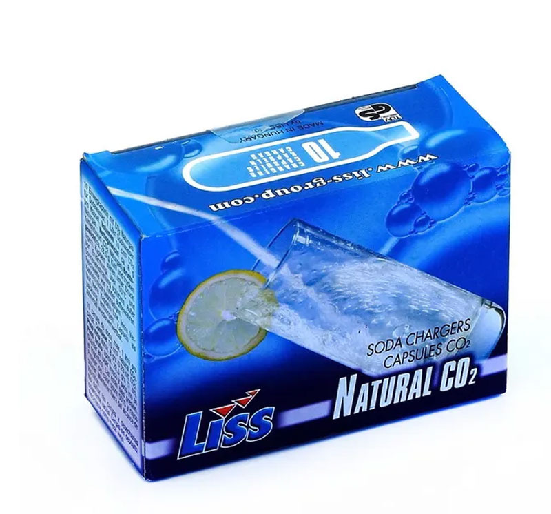 Kolsyrepatron 8 grams 10 pack