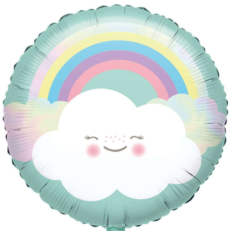 Folieballong Rainbow Pastell 