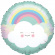 Folieballong Rainbow Pastell 