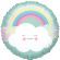 Folieballong Rainbow Pastell  Folieballong Rainbow Pastell