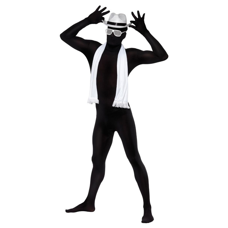 Morphsuit Second skin suit Svart