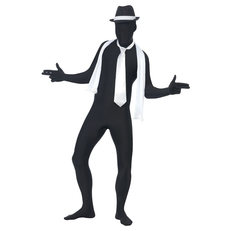 Morphsuit Second skin suit Svart