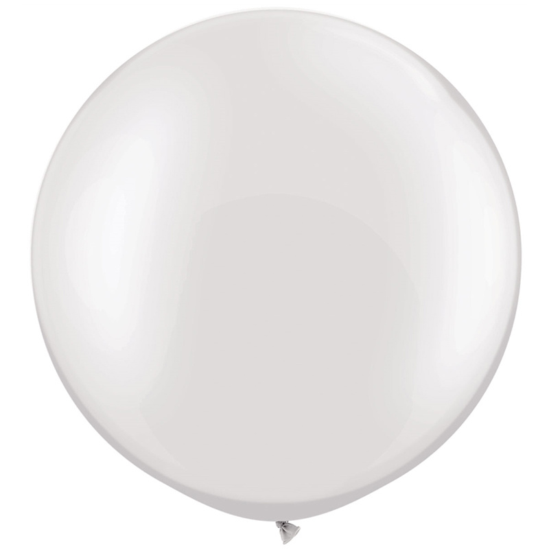 Jätteballong Vit Pärlemor