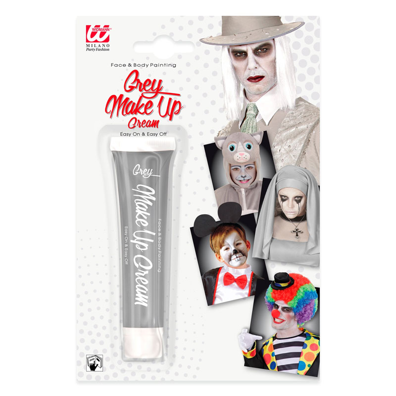 Ansiktsfärg i tub Grå