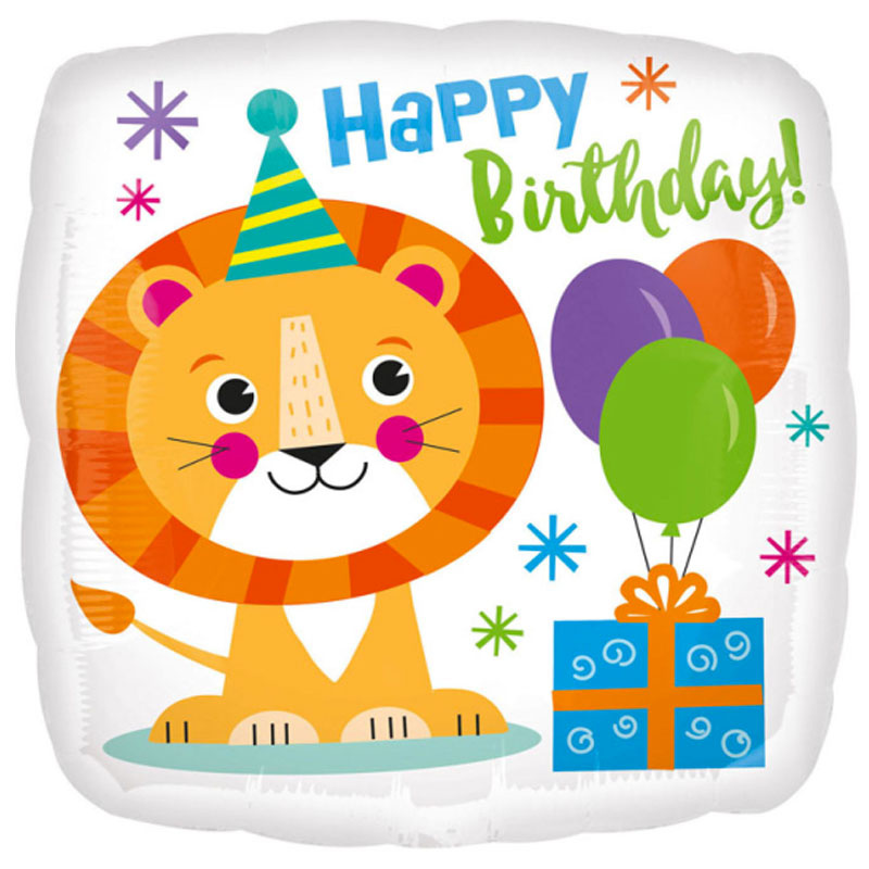 Folieballong Lejon