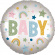 Folieballong Baby Pastell