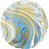 Folieballong Marble Blue Folieballong Marble Blue