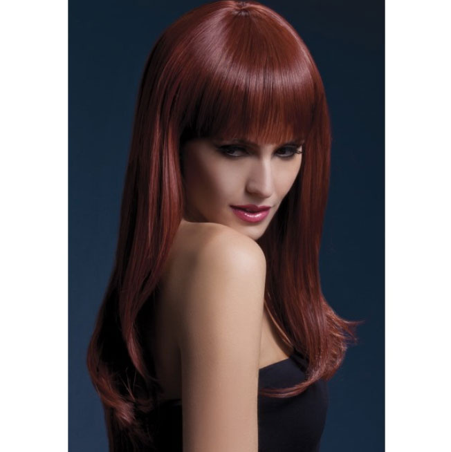Peruk Sienna röd/brun