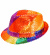 Hatt med paljetter Rainbow  Hatt med paljetter Rainbow