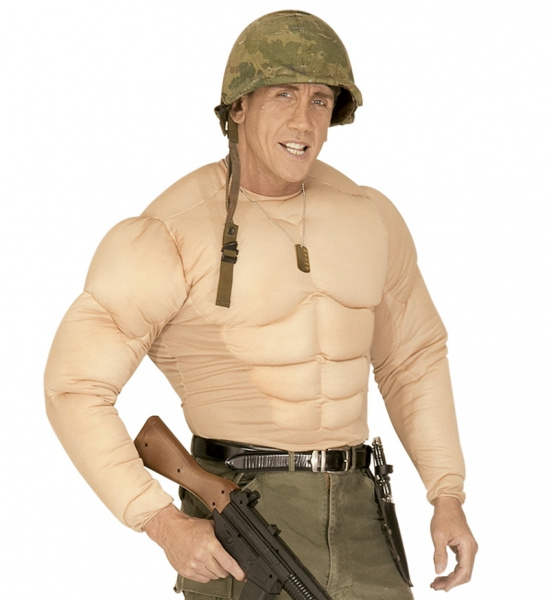 Muskeltröja maskeraddräkt 