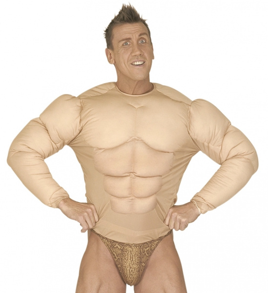 Muskeltröja maskeraddräkt 