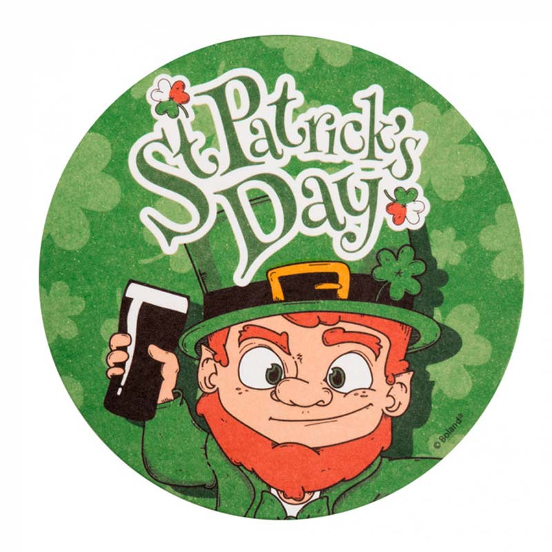 St. Patricks day glasunderlägg