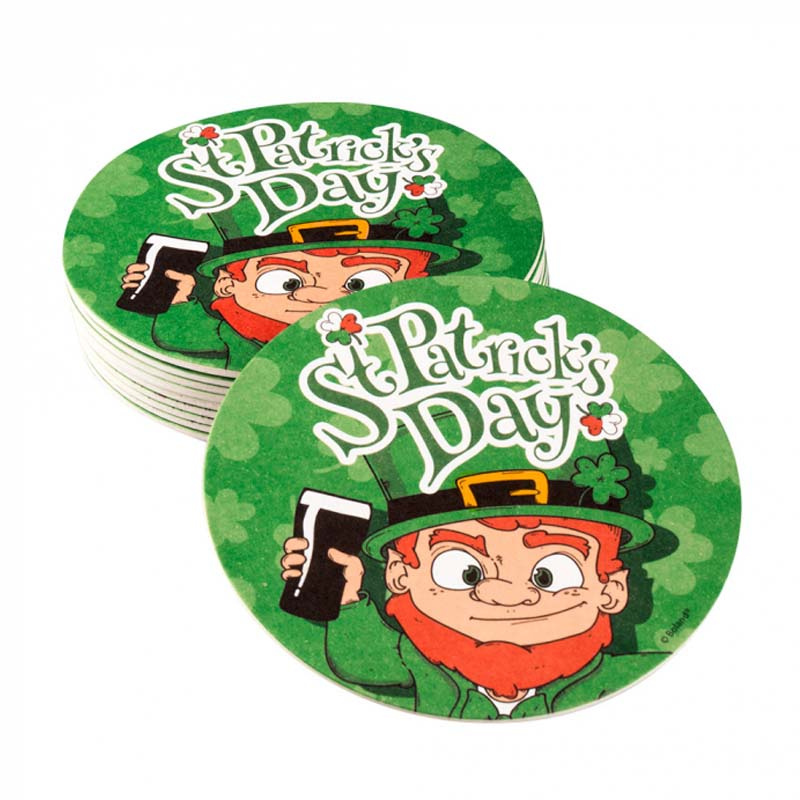 St. Patricks day glasunderlägg
