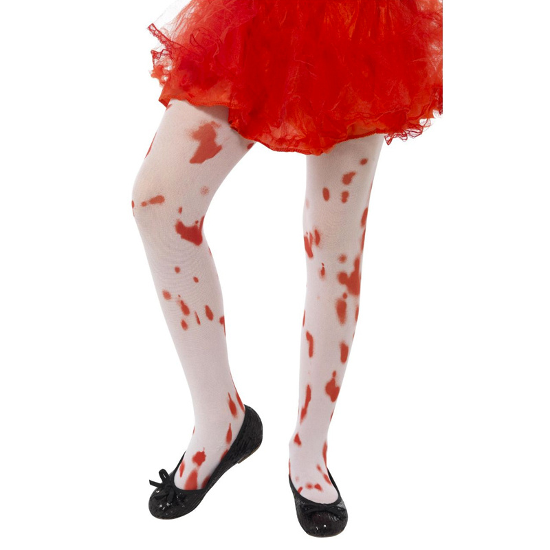 Strumpbyxor med blodstänk 6-12 år