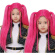Peruk Rosa k pop barn Peruk Rosa k pop barn