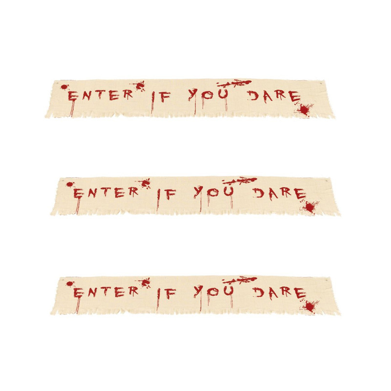 Tygbanner Halloween Skräck