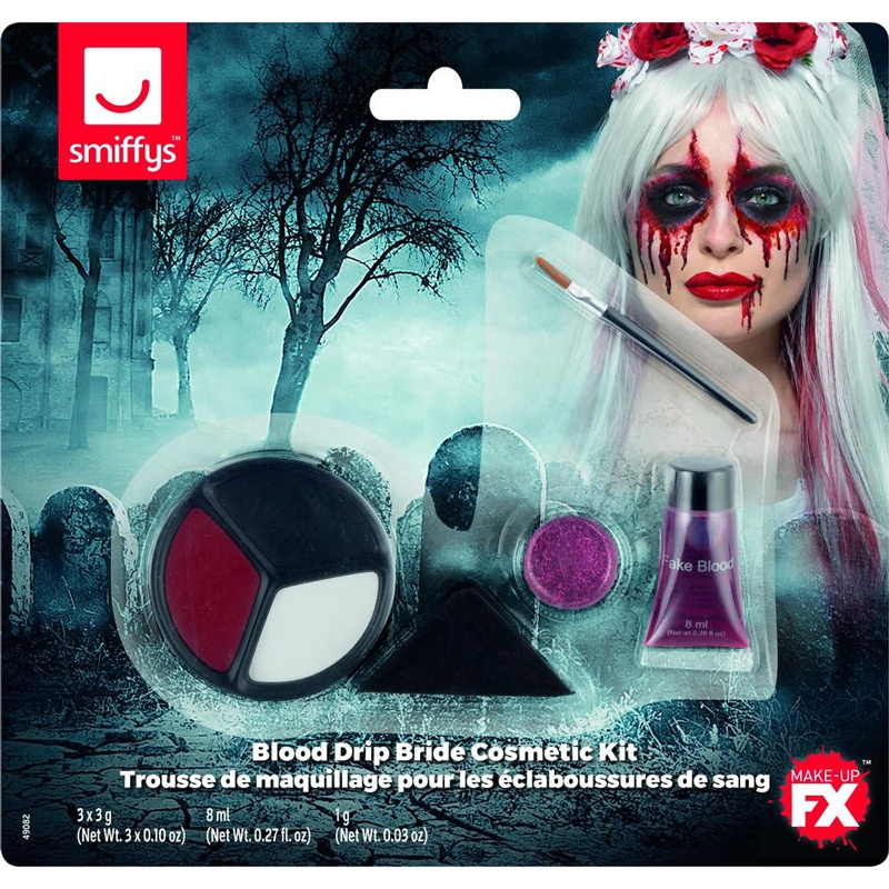 Smink-kit Blodig zombiebrud
