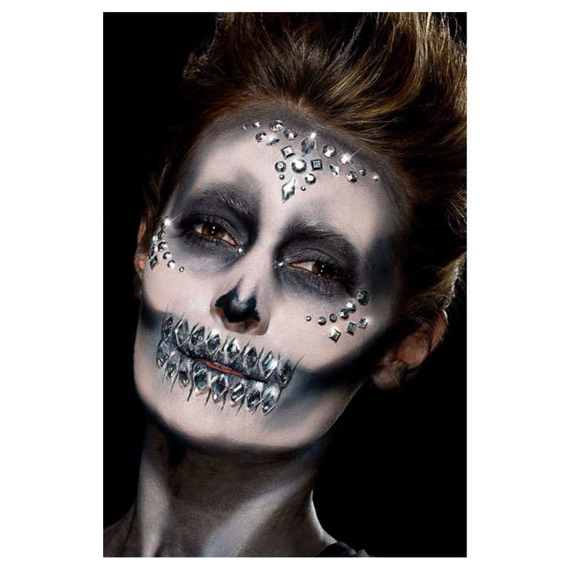 Ansiktspärlor silver