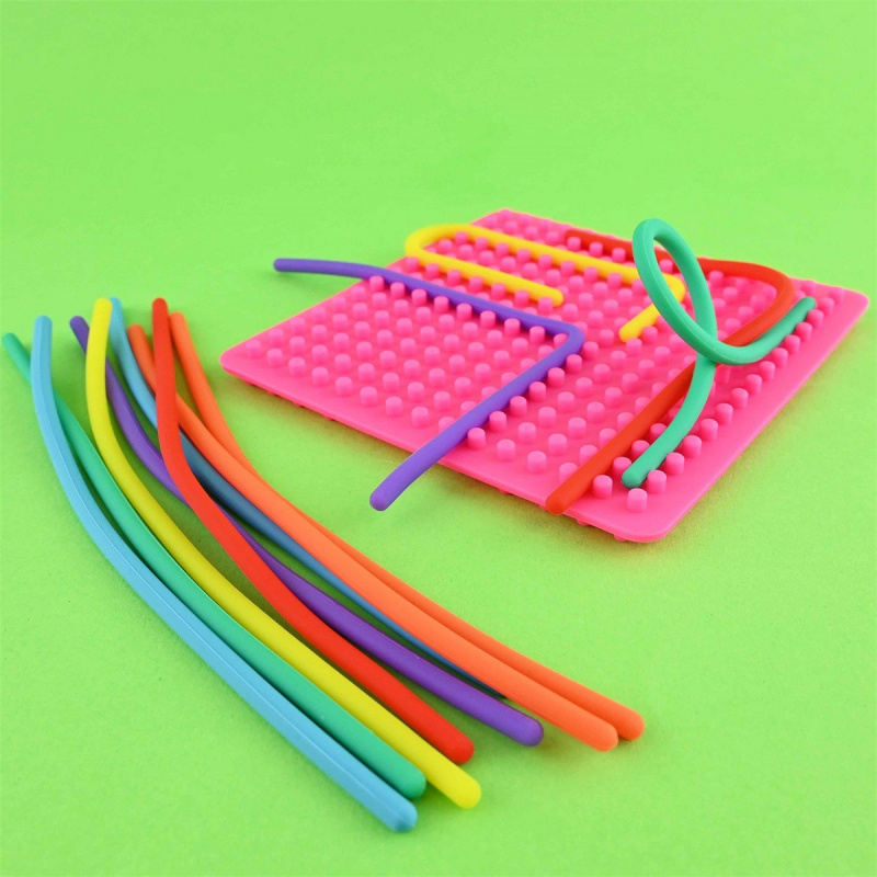 Silly string Fidget board