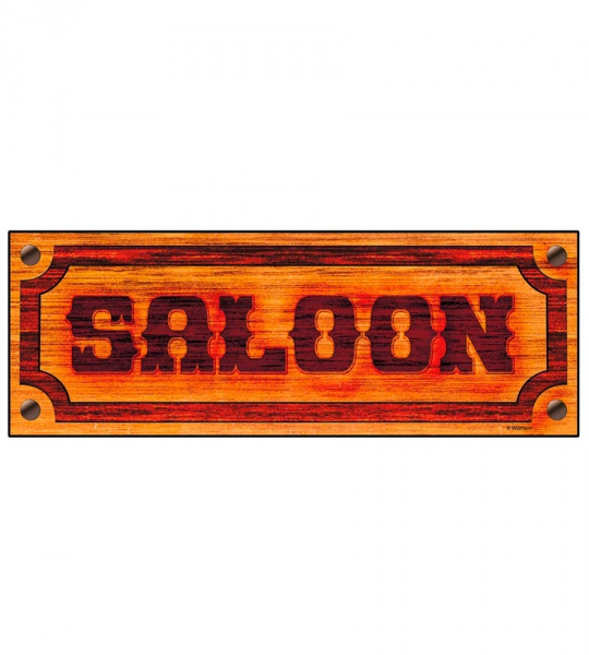 Saloon skylt