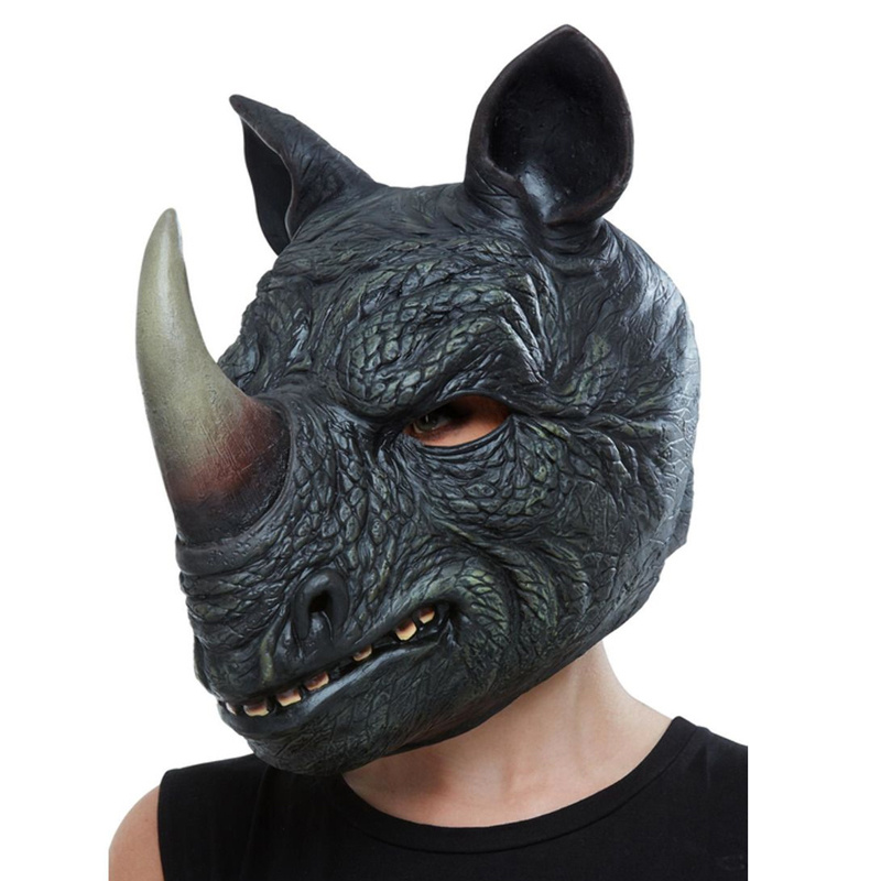 Djurmask Noshörning