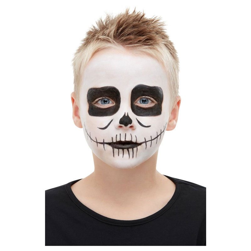 Skelett dödskalle Sminkset