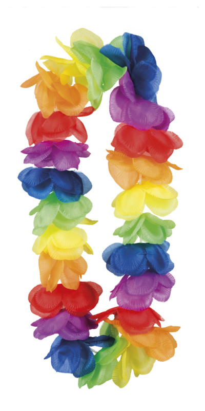 Hawaiikrans Färgglad Delux