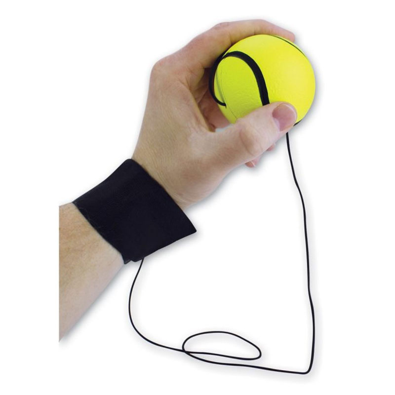 Studsboll Sport med snöre 