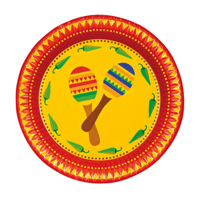 Papperstallrikar Fiesta 