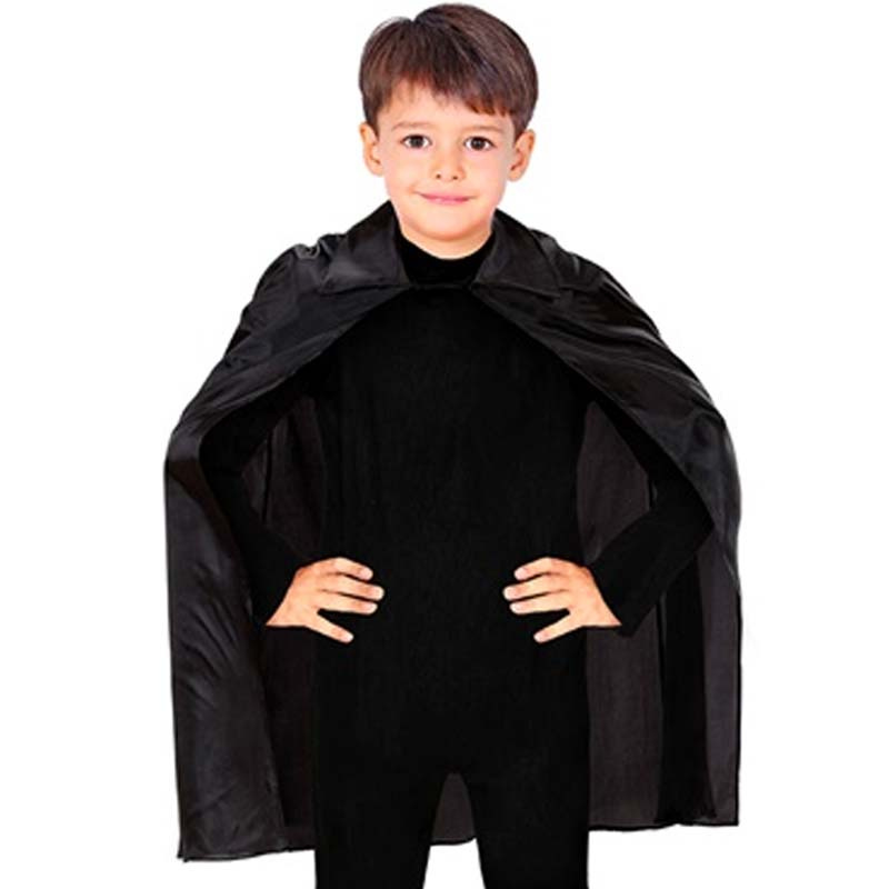 Cape Svart barnstorlek