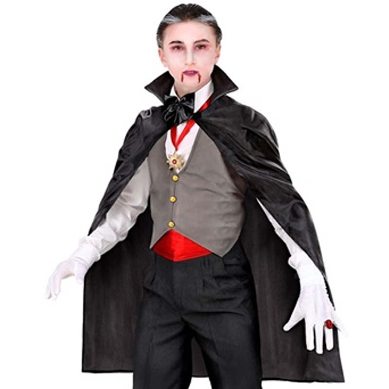 Cape Svart barnstorlek