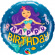 Folieballong Mermaid Happy Birthday