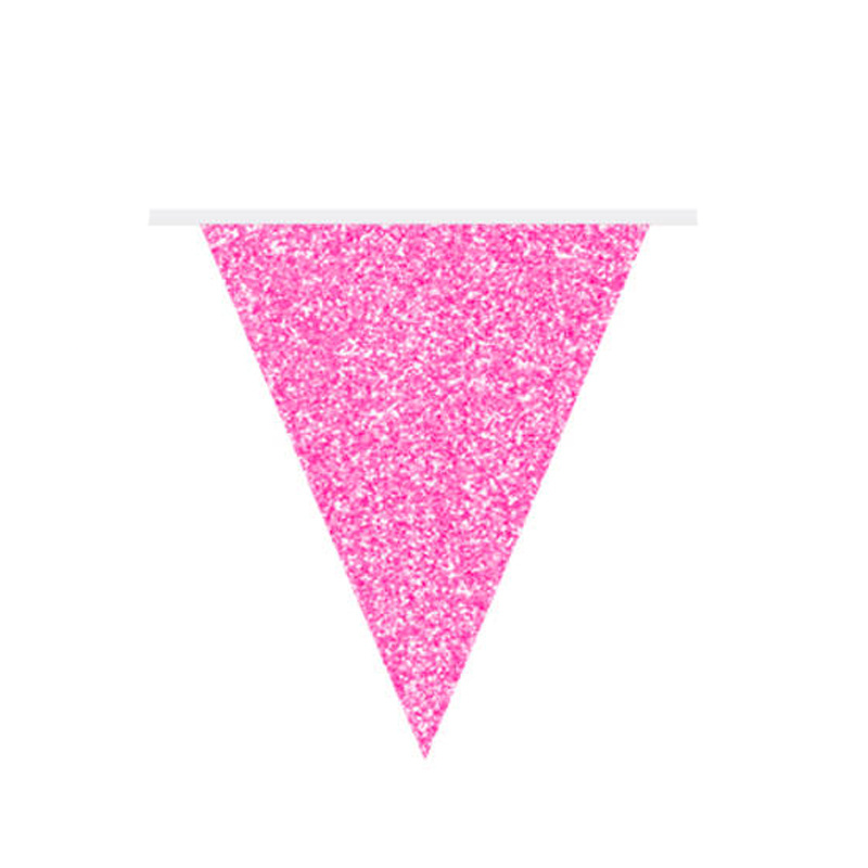 Vimpel Rosa glitter