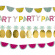 Girlanger Tropicalparty 4-pack